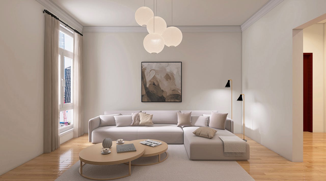Crafting Captivating Headlines: Your awesome post title goes here Elegant minimalist living room with neutral colors and modern decor.